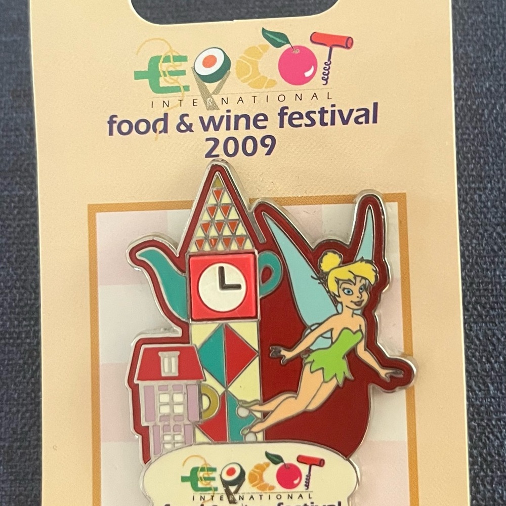 Epcot Food & Wine Festival 2009 Tinkerbell Pin